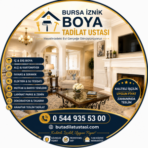 Bursa İznik Boya tadilat ustası